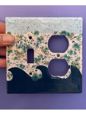 Ceramic Painted Light Switch Plate Cover